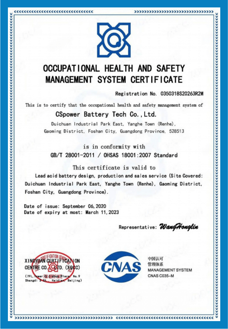 OHSAS 18001